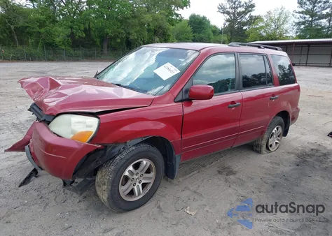 2003 Honda Pilot Ex-L z USA, uszkodzony, nr VIN 2HKYF18543H593649